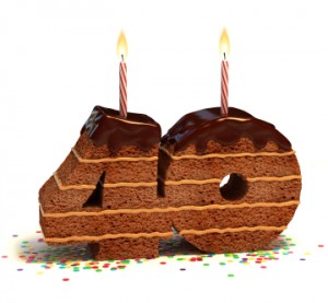 40th birthday cake